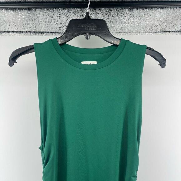 Superdown Women’s Cory Green Ruched Side Pullover Sleeveless Dress Large - Picture 3 of 14